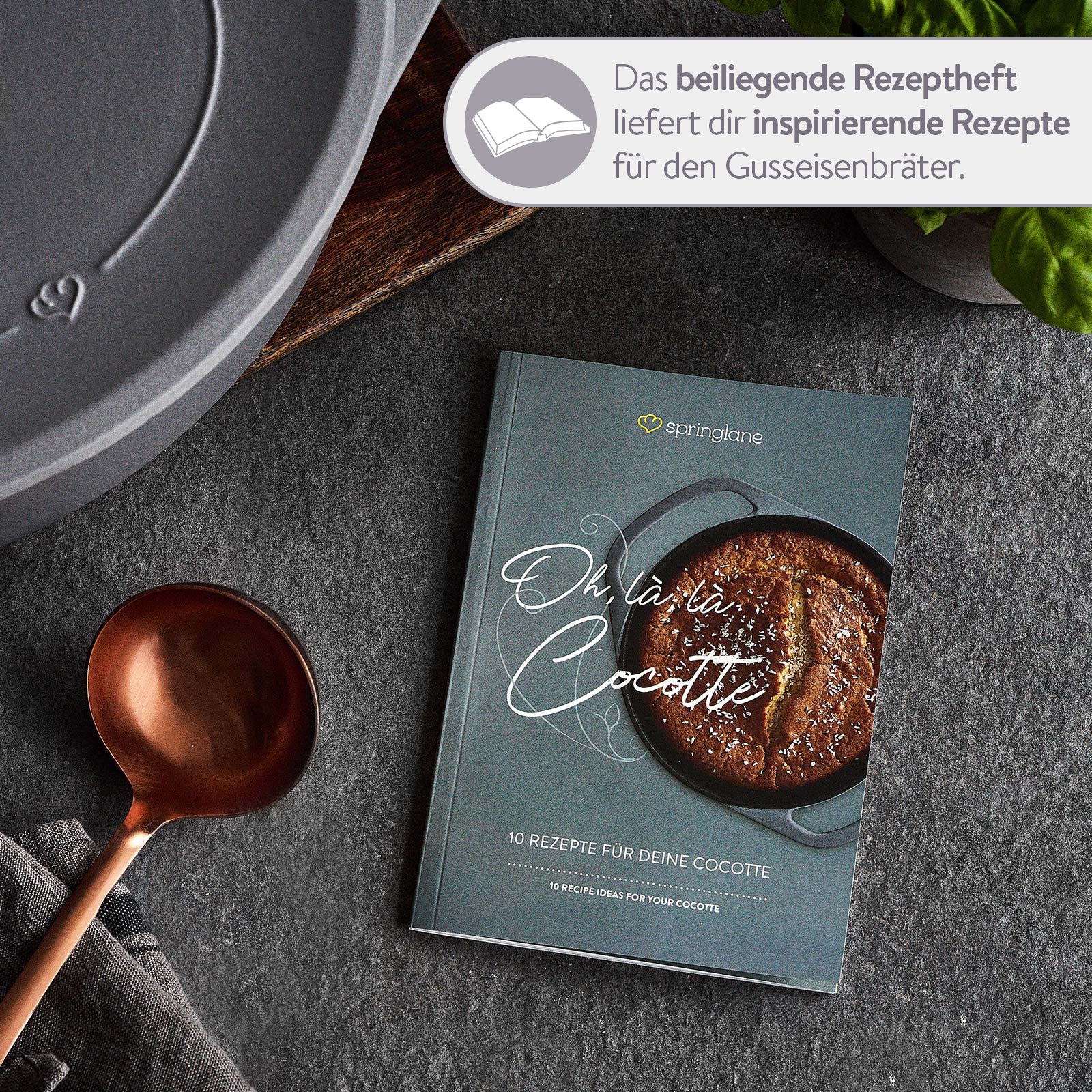 Cocotte rund 24 cm, für alle Herdarten inkl. Induktion - 4 Liter - Image 14