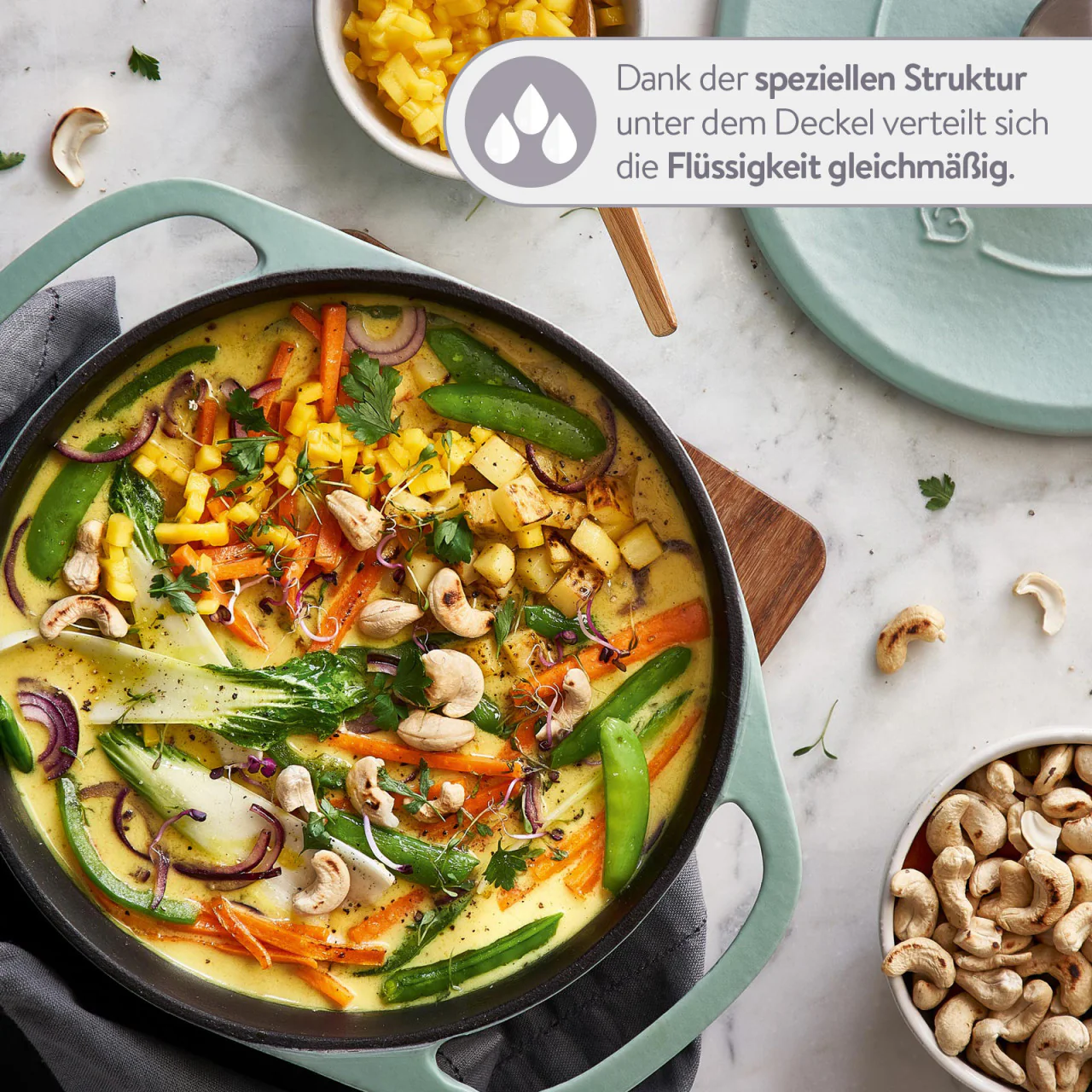 Cocotte rund 28 cm, für alle Herdarten inkl. Induktion - 6 Liter - Image 14