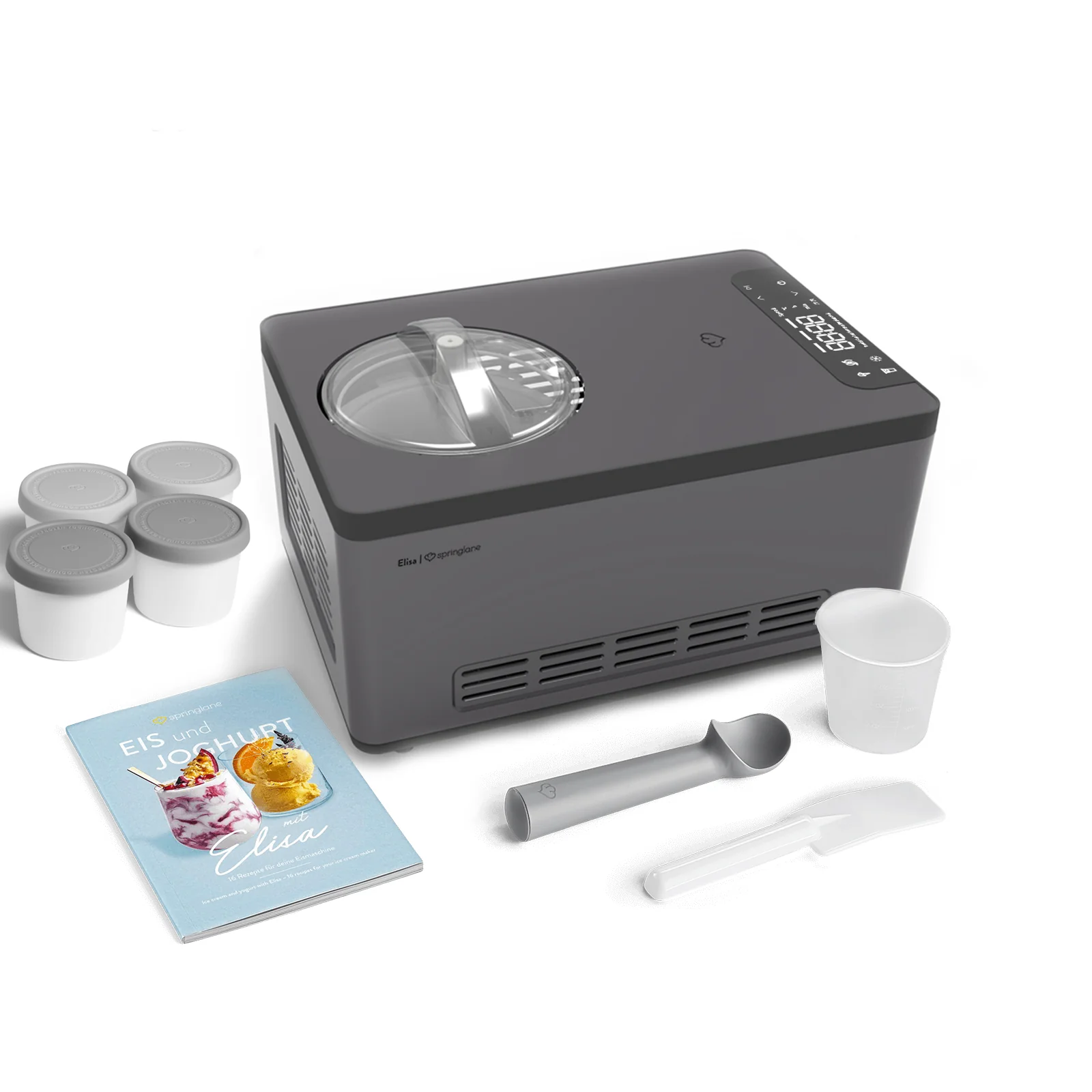 Eismaschine Elisa 2,0 Liter - Anthrazit oder Silber - Image 21