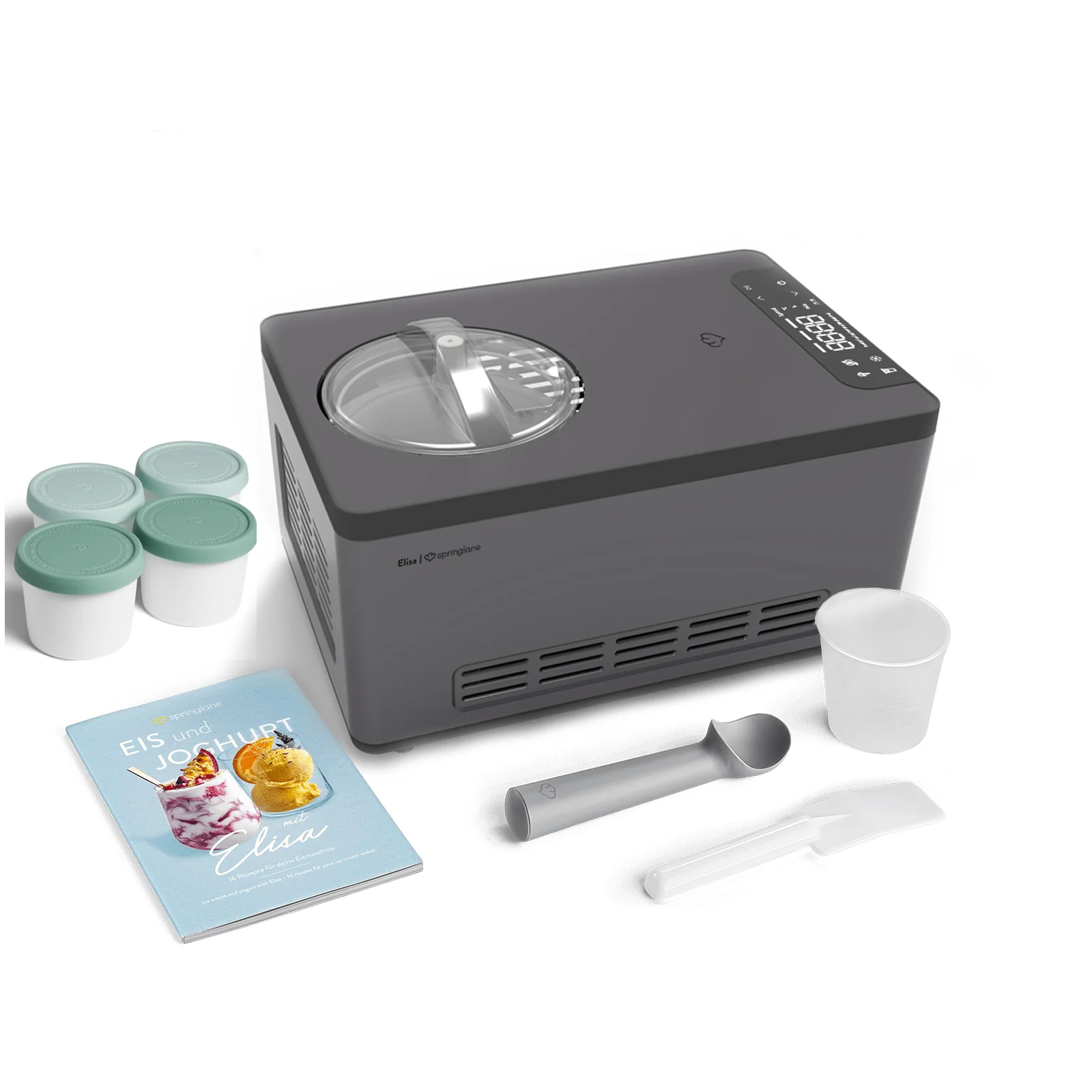 Eismaschine Elisa 2,0 Liter - Anthrazit oder Silber - Image 22