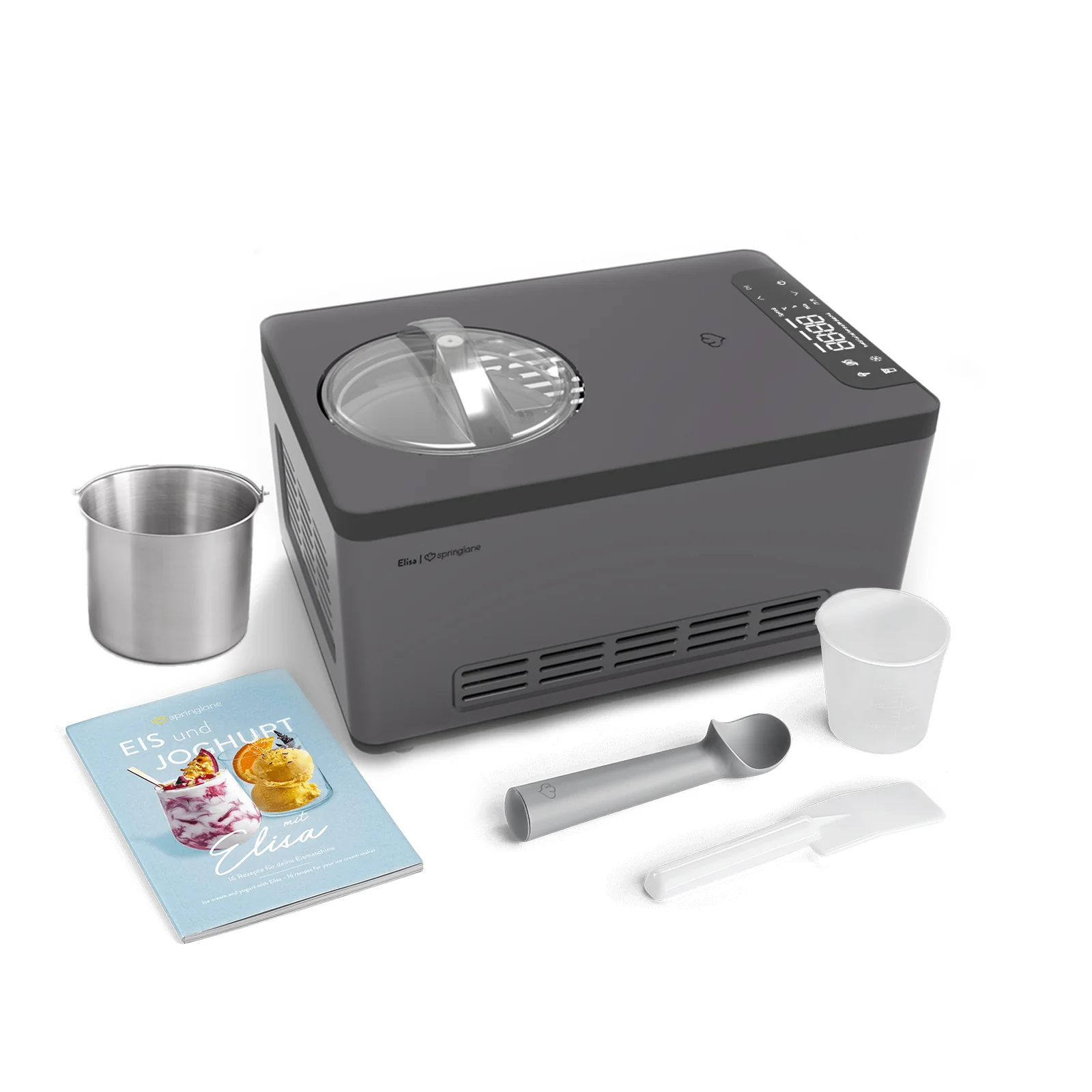 Eismaschine Elisa 2,0 Liter - Anthrazit oder Silber - Image 4