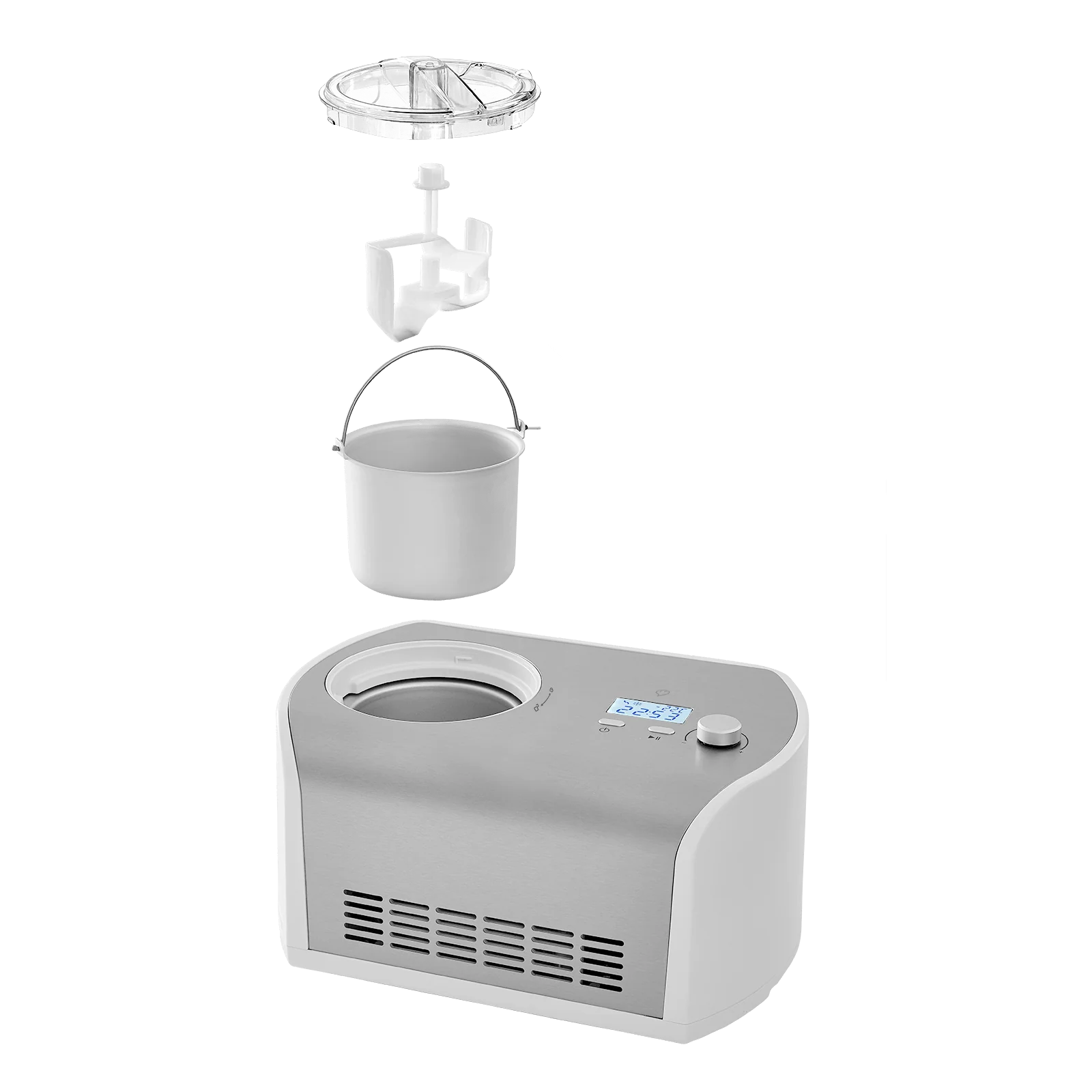 Eismaschine Elli 1,2 Liter - Silber - Image 4