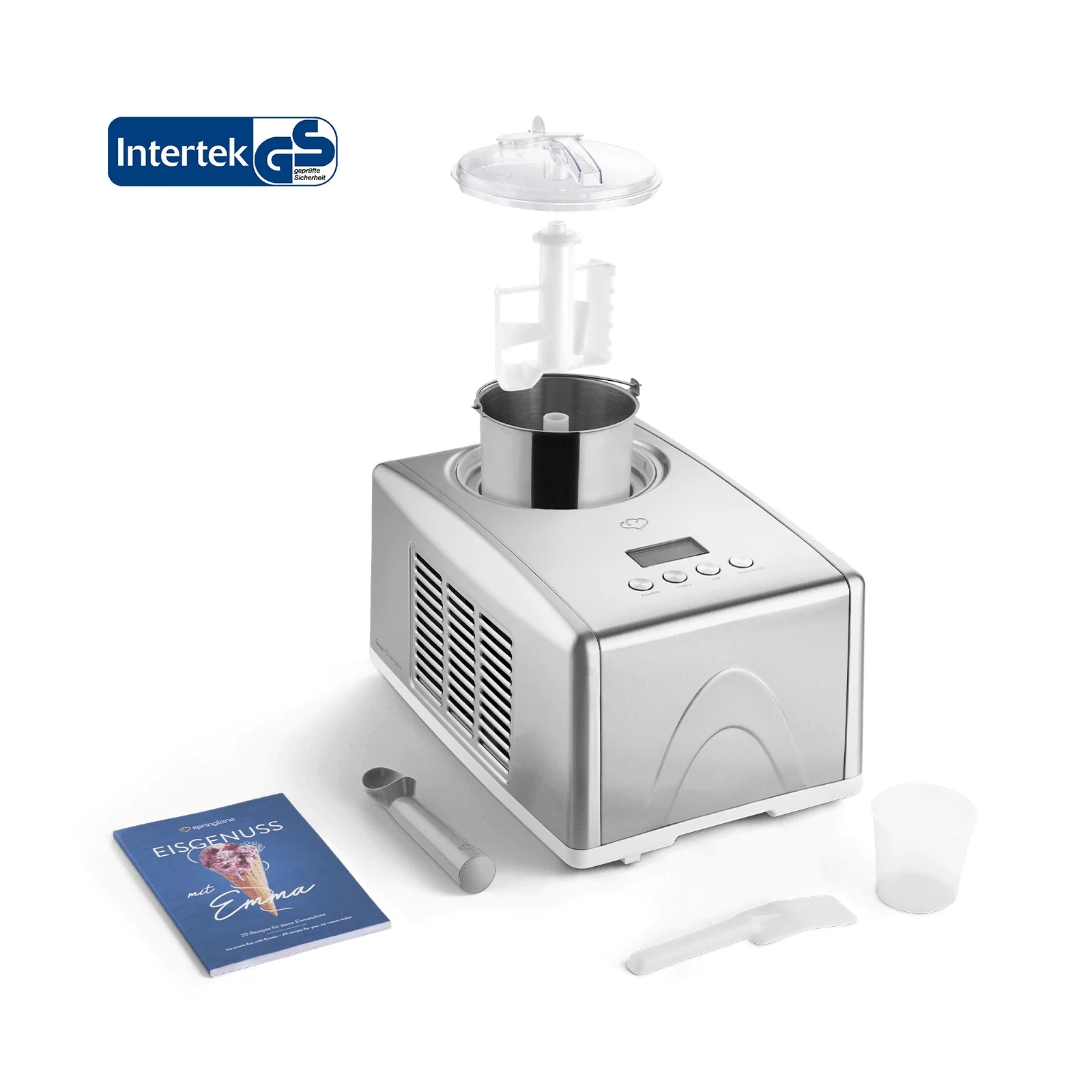 Eismaschine Emma 1,5 Liter - Schwarz oder Silber - Image 10
