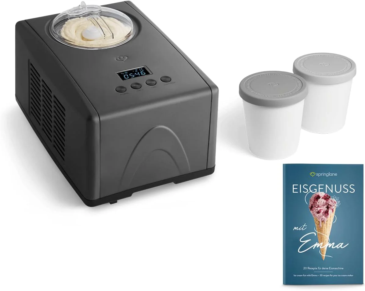 Eismaschine Emma 1,5 Liter - Schwarz oder Silber - Image 12