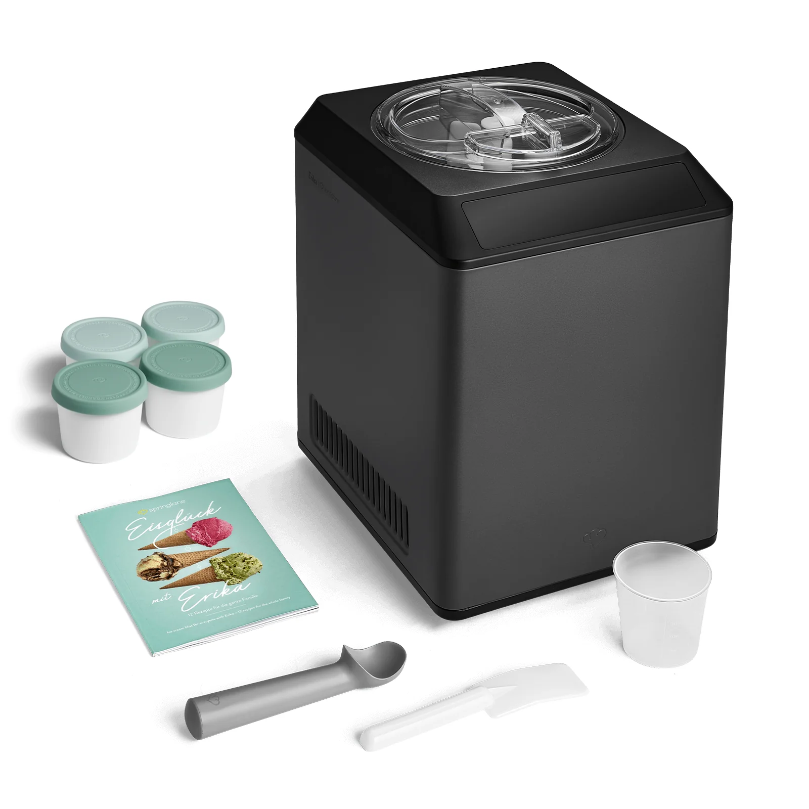 2-in-1 Eismaschine und Joghurtbereiter Erika 2,5 Liter - Schwarz - Image 12