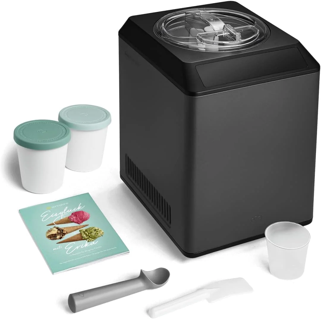 2-in-1 Eismaschine und Joghurtbereiter Erika 2,5 Liter - Schwarz - Image 9