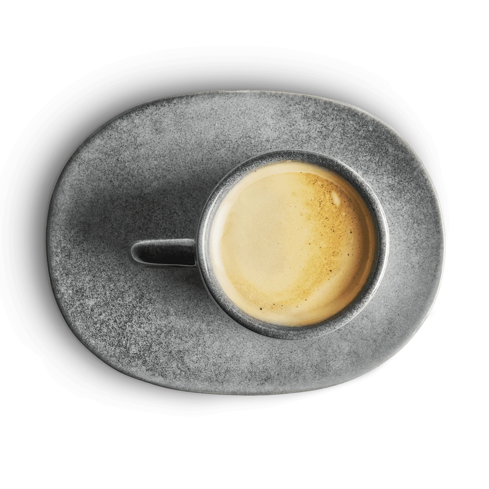 Espressotasse mit Untertasse Misty Cliff 4er-Set, Steingut - Image 3