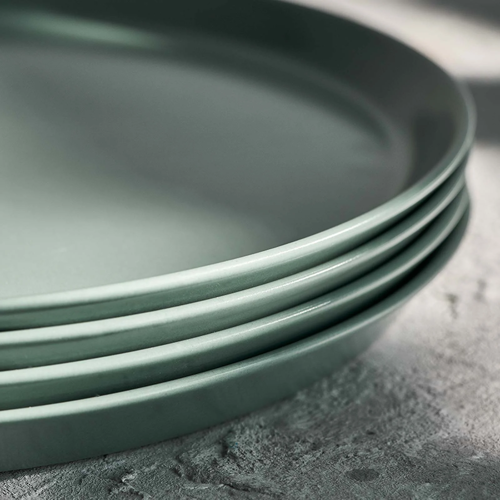 Sweet Scandi 2er-Sets Frühstücksteller à 19cm aus New Bone Keramik - Weiß, Anthrazit oder Mint - Image 9