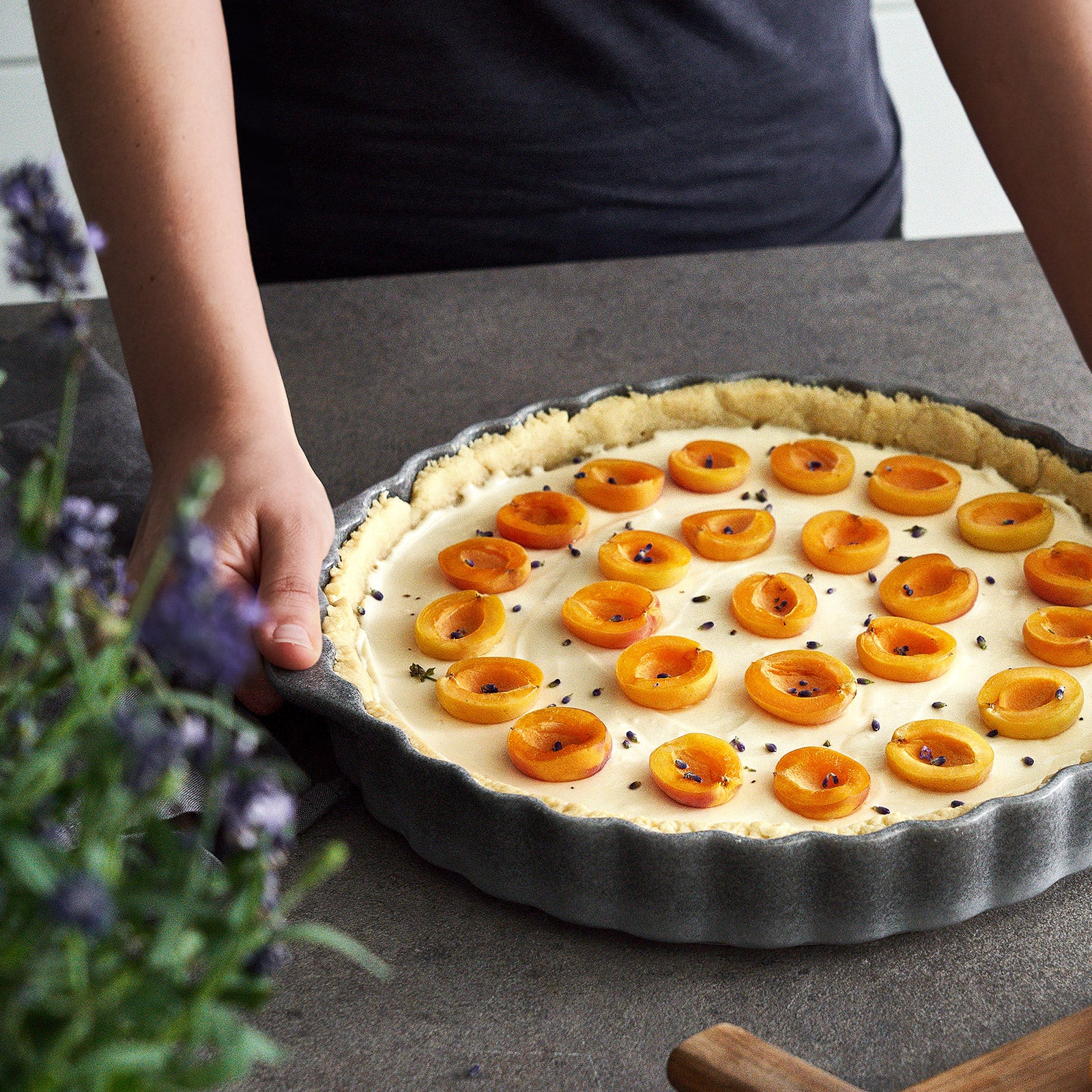 Keramik Tarteform Misty Cliff - Grau - Image 5