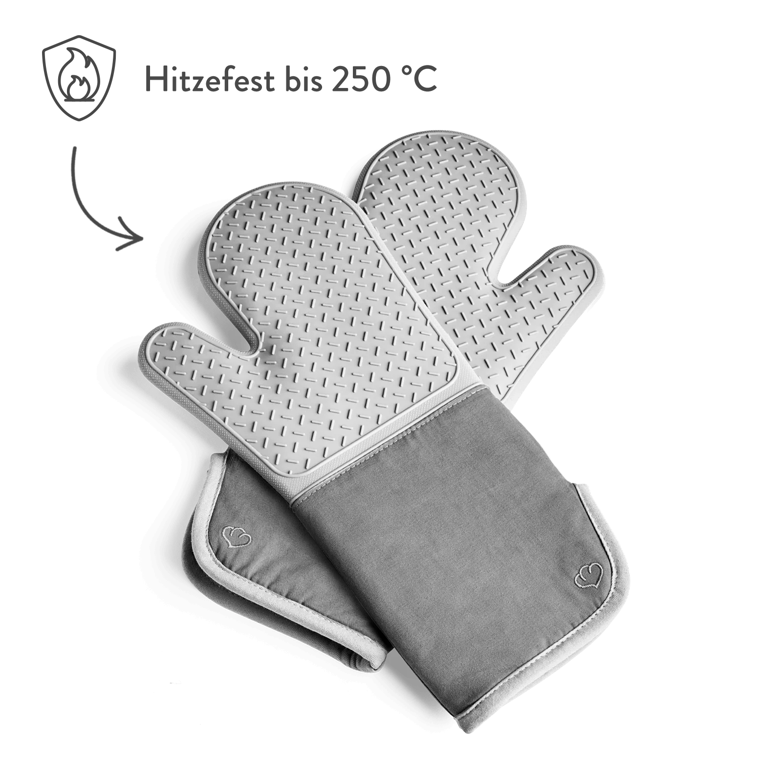 Ofenhandschuhe-Set 2-tlg. Grau oder Mint - Image 3