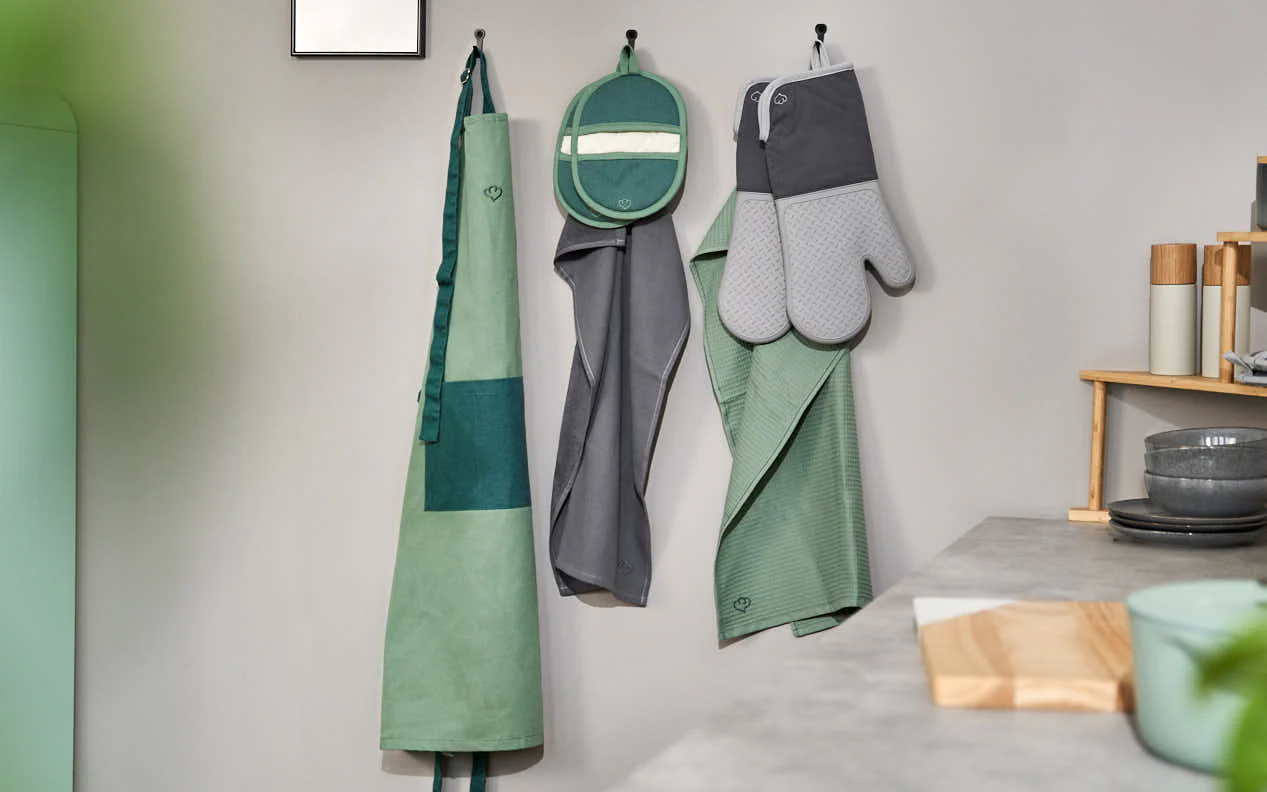 Ofenhandschuhe-Set 2-tlg. Grau oder Mint - Image 9