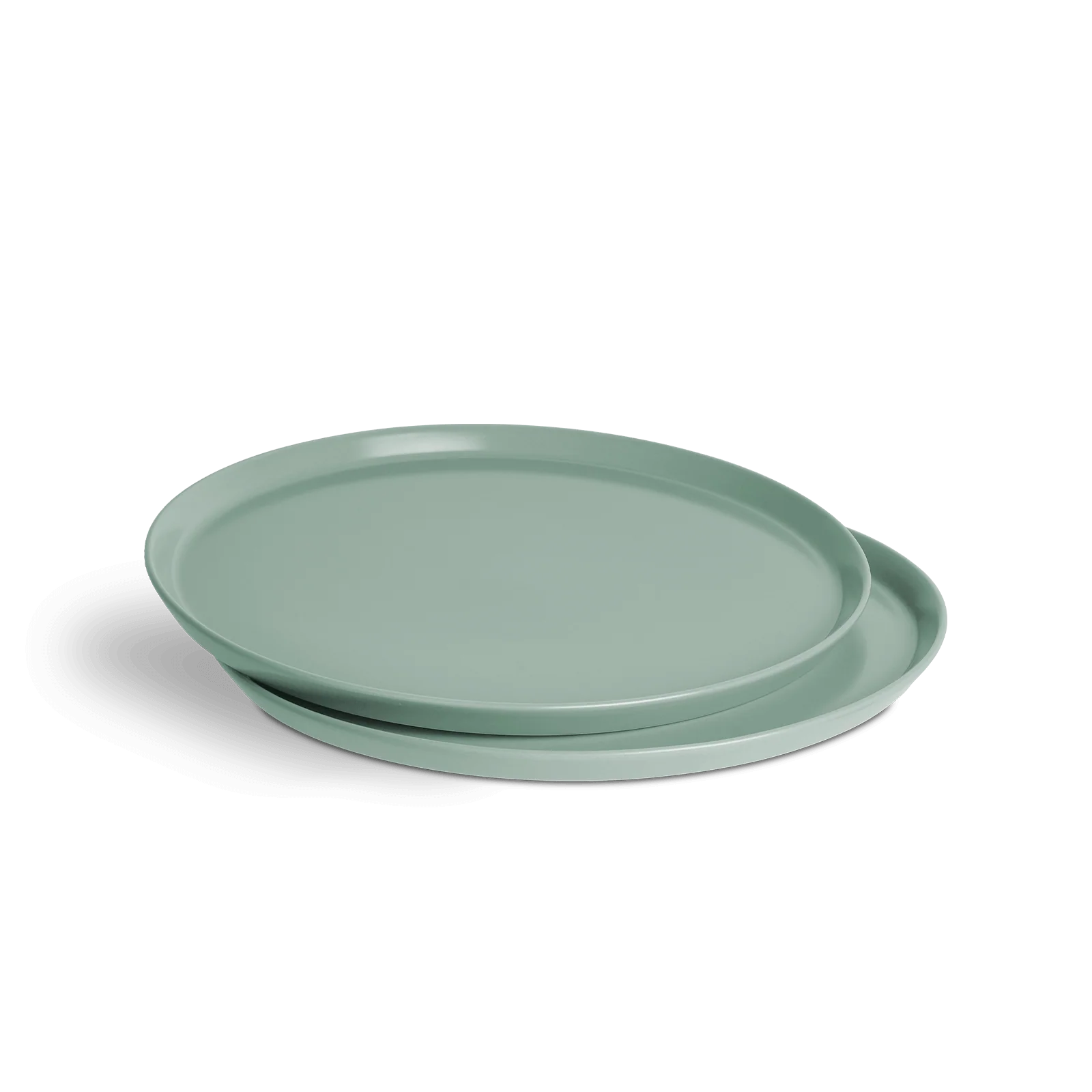 Sweet Scandi 2er Sets Pizzateller à 33cm aus New Bone Keramik - Weiß, Anthrazit oder Mint - Image 3