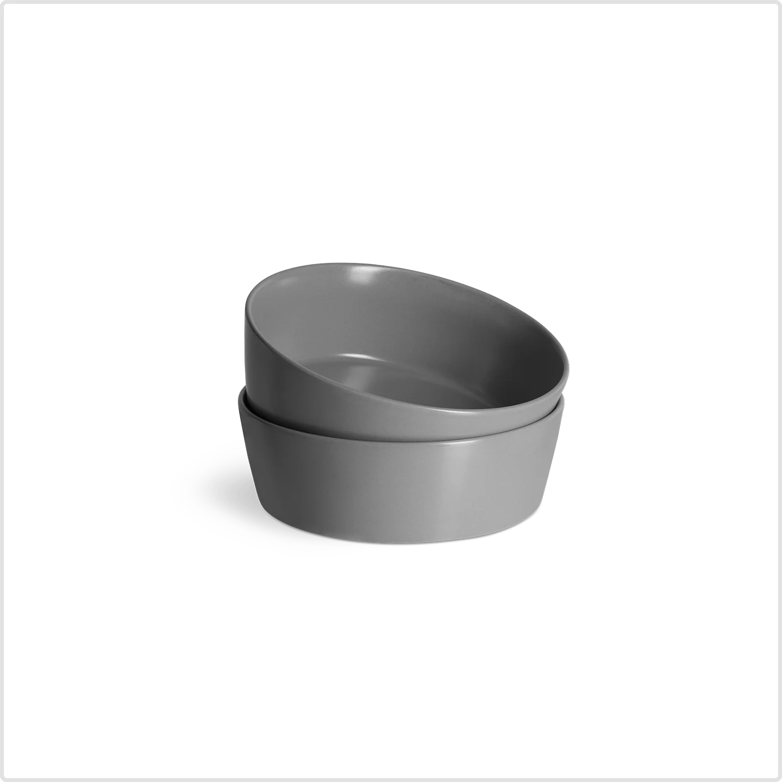 Sweet Scandi 2er-Sets Suppenteller aus New Bone Keramik matt - Weiß, Anthrazit oder Mint - Image 4
