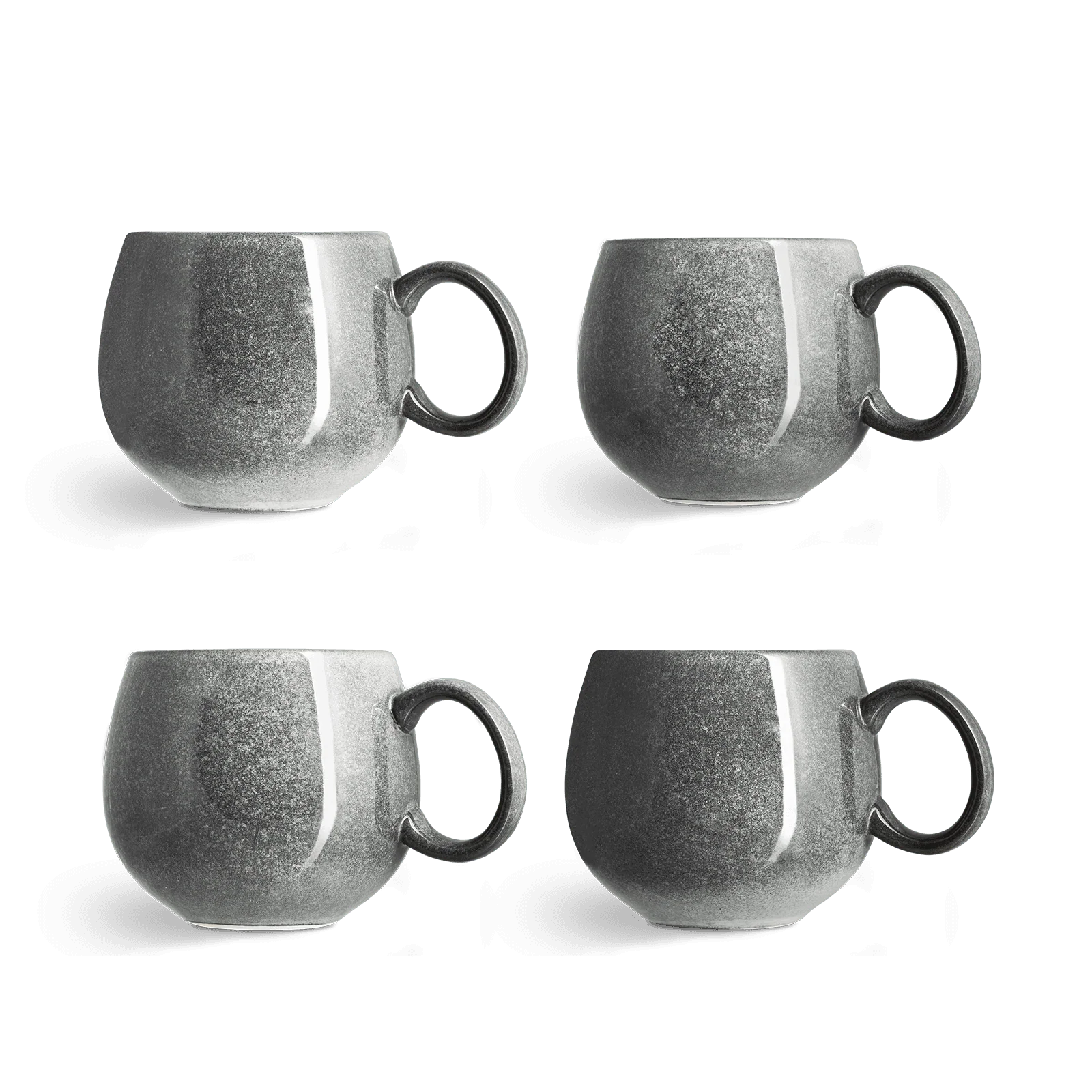 Tasse Misty Cliff 4er-Set - Grau