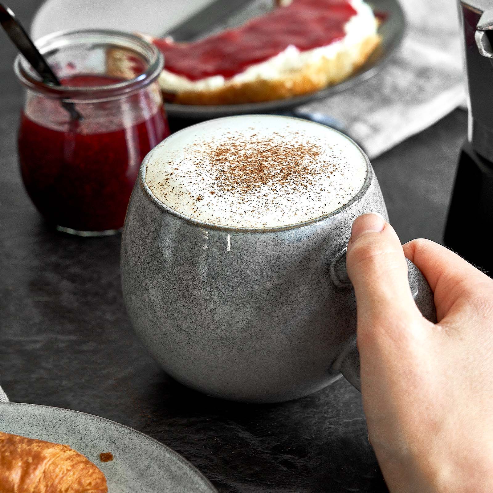Tasse Misty Cliff 4er-Set - Grau - Image 2