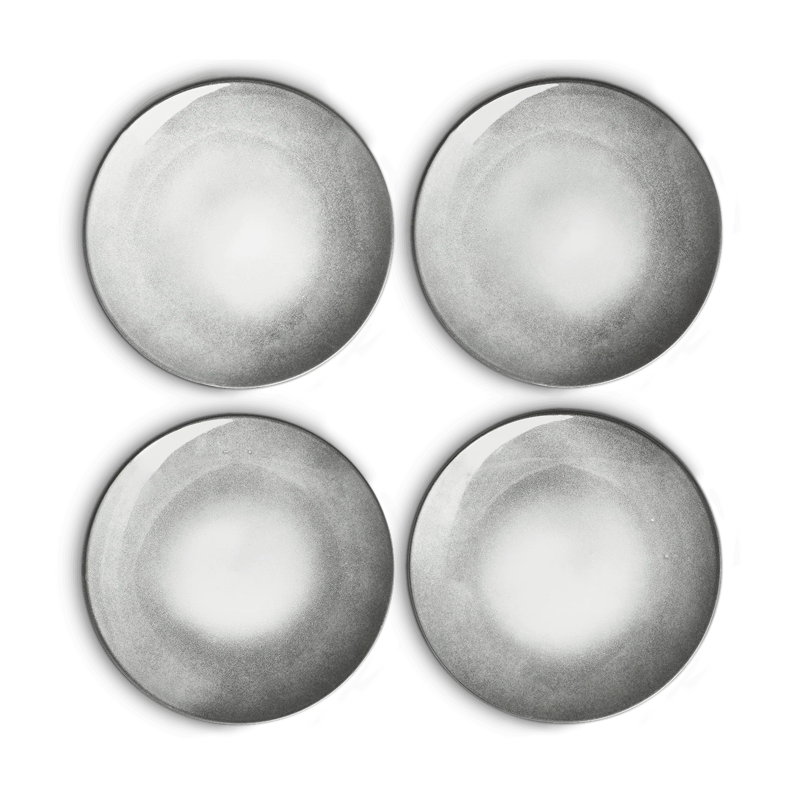 Teller Misty Cliff 4er-Set - Grau - Image 2